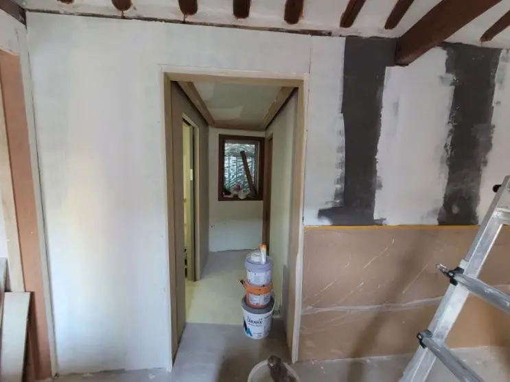 The First Brushful of White: Paint Testing Begins — photo 10