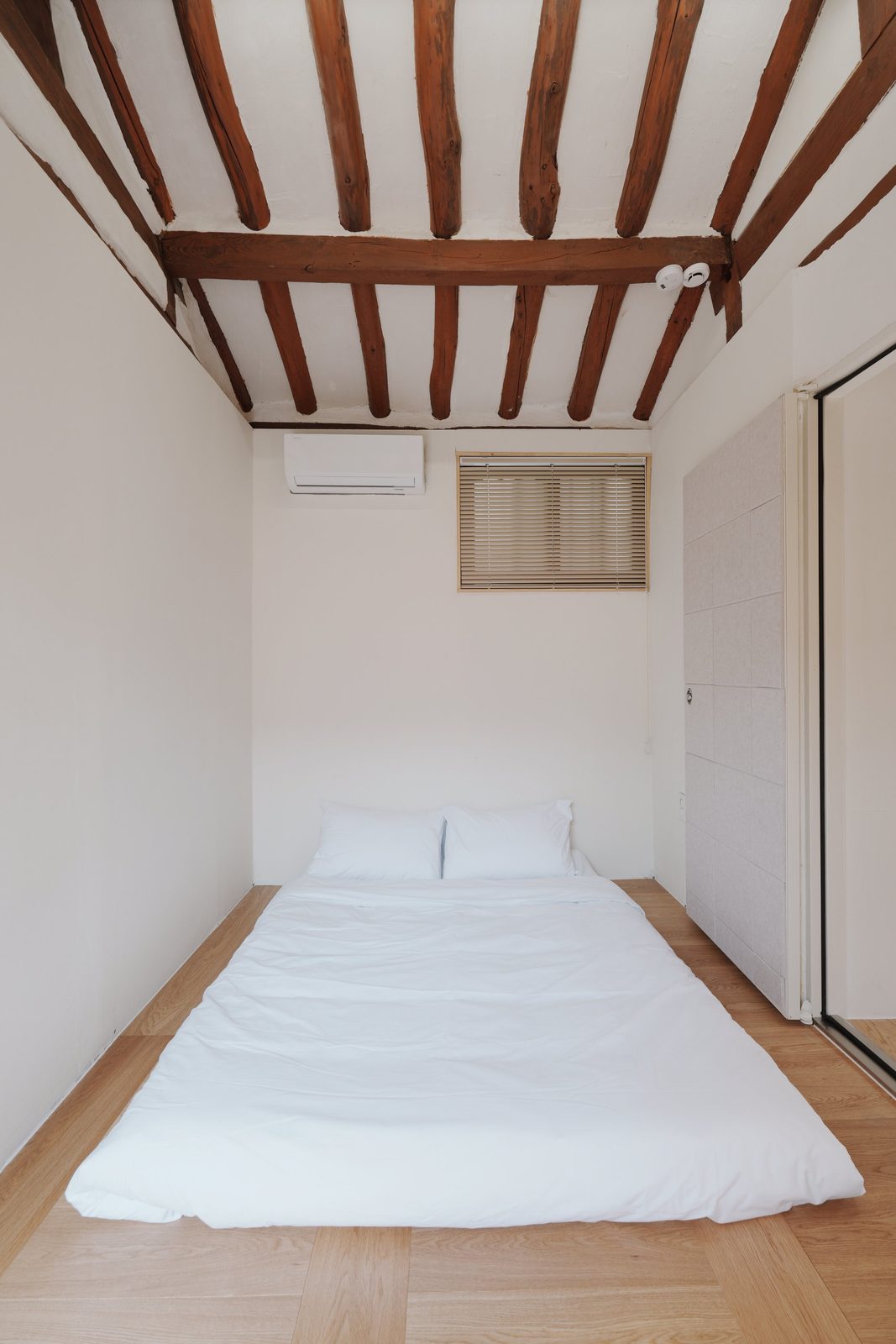 Bedroom under the rafters
